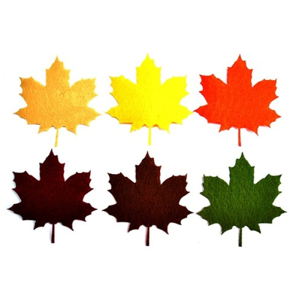 Blank "Diamond handles" /120450/ "Maple leaves" 9 cm, 60 pcs in a pack.
