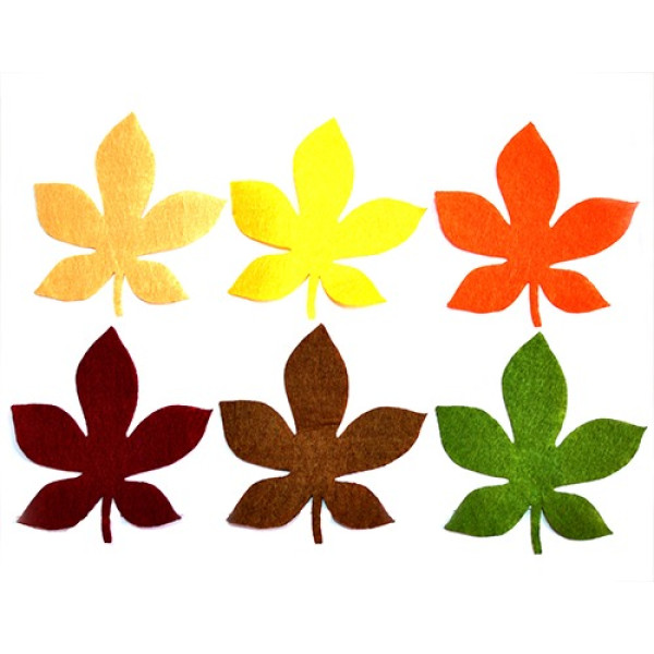 Blank "Diamond handles" /120448/ "Chestnut leaves" 10 cm, 60 pcs in a pack.