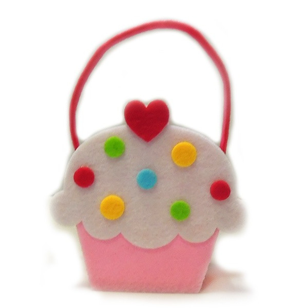 Set for creativity "Diamond pens" /120311/ "Do it yourself "Cake" 8*9 cm, felt