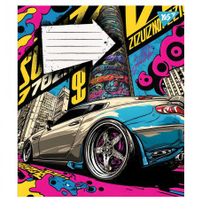 Тетрадь уч. "YES" 18л.== /766606/ "Colour car" (25/400)
