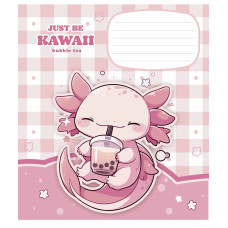 Тетрадь уч. "Школярик" 12л.// /3480C/ "Just be kawaii" глитер (девочка) (30/300)