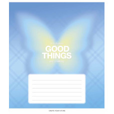 Тетрадь уч. "Школярик" 12л.# /3526K/ "Good things" выб.УФ-лак (девочка) (30/300)