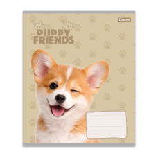 Тетрадь уч. "1B" 12л.# /768776/ "Puppy friends" (25/500)