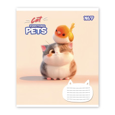 Тетрадь уч. "YES" 12л.# /768700/ "Cat and pets" (25/500)