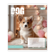 Тетрадь уч. "YES" 12л.# /768731/ "Dog too pup" (25/500)