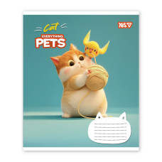 Тетрадь уч. "YES" 12л.// /768702/ "Cat and pets" (25/500)