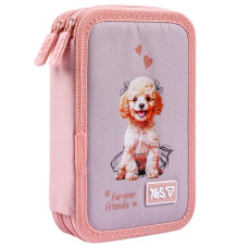 Пенал жесткий "YES" /533713/ 2 отдел. HP-01 My Puppy 13*21*4см (1/48)