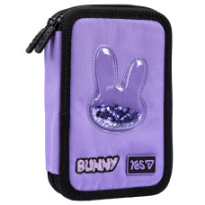 Пенал жесткий "YES" /533708/ 2 отдел. HP-01 Shiny Bunny 13*21*4см (1/48)