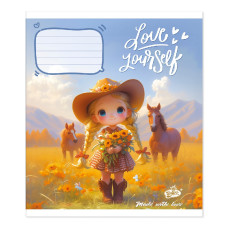 Тетрадь уч. "Бриск" 24л.# /ТВ-109/ №2567 Девушки (20/400)