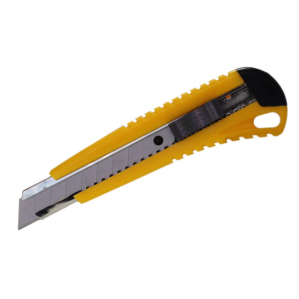 Stencil knife "SCHOLZ" /4502/ 18mm, +2 blades, autofix, metal/eg. (1/12)