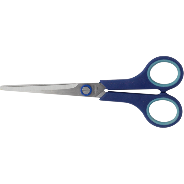 Universal scissors "BuroMAX" /BM 4504/ 17.5 cm, rubber insert (12/144)