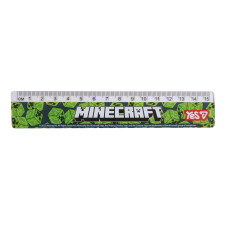 Линейка 15см "YES" /370692/ "Minecraft" (1/20/1000)
