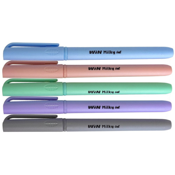 Gel pen "WIN" /MILKY/ blue, 0.7 mm (36/1440)