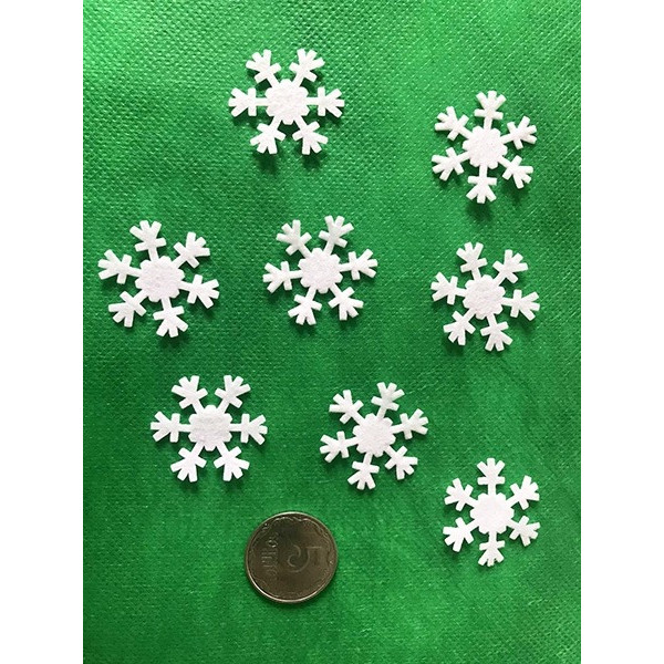 Blank "Diamond handles" /120671/ "Snowflake", 3 cm, 500 pcs in a pack.