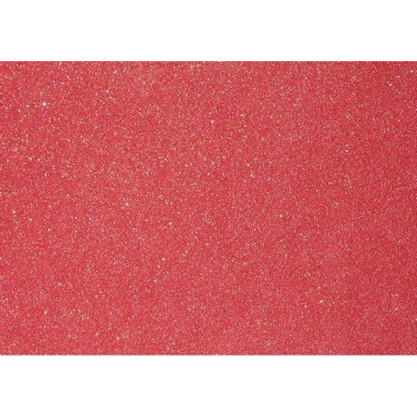 Flexica (foamiran) "WB" /10502(IR-EVA-001)/ CHAMELEON with glitter, 20*30cm, RED, 1.8mm (10 sheets/pack)
