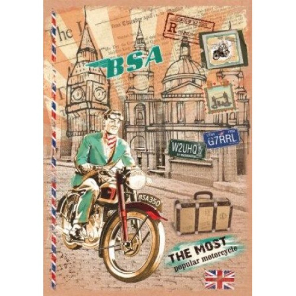 Notebook A5/36 "KRAFT" "Etching" /CS5136K/CS5136K-008/ ##, (central seam) (10/200)