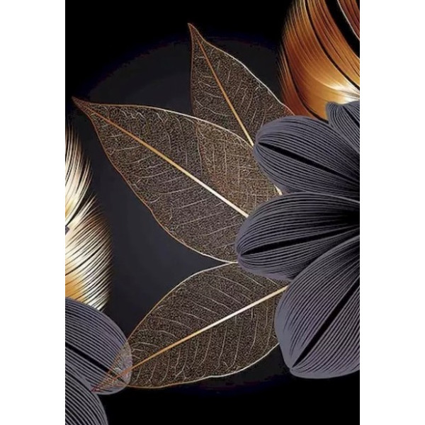Diamond mosaic "Go to art" /177439/ "Golden triptych part 2" 40*50cm