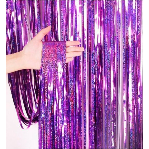 Photo zone "Art Studio of Happiness" /PCUR-HOLO-09/ "Hologram" 1*2m purple (1/300)