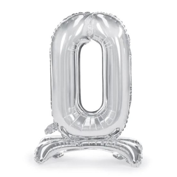 Number ball on the leg "WB" /10447/ "0", 32" silver (1/12)