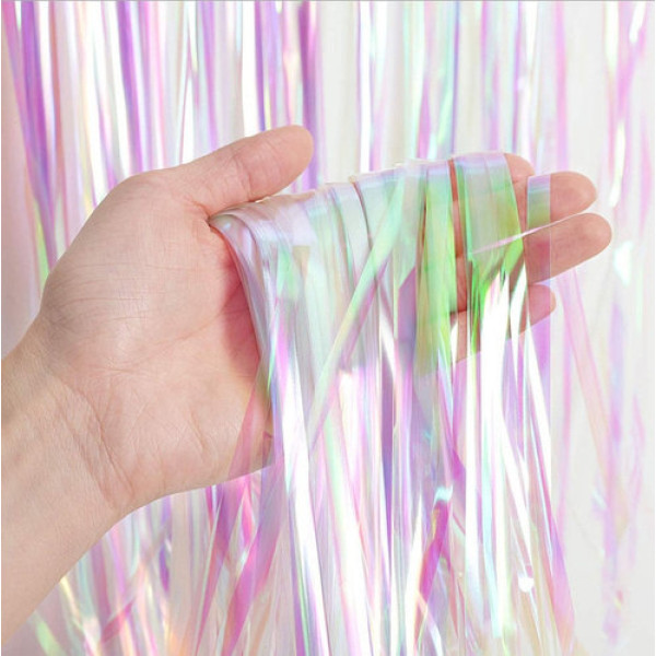 Photo zone "Art Studio of Happiness" /PCUR-UNI/ 1*2m pink iridescent (1/300)