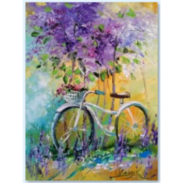 Алмазна мозаїка "Go to art" /177122/  "Мій велосипед" 30*40см