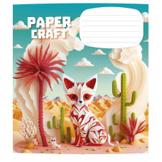 Тетрадь уч. "Школярик" 12л.# /3354K/ "Paper craft" выб.УФ-лак (девочка) (30/300)