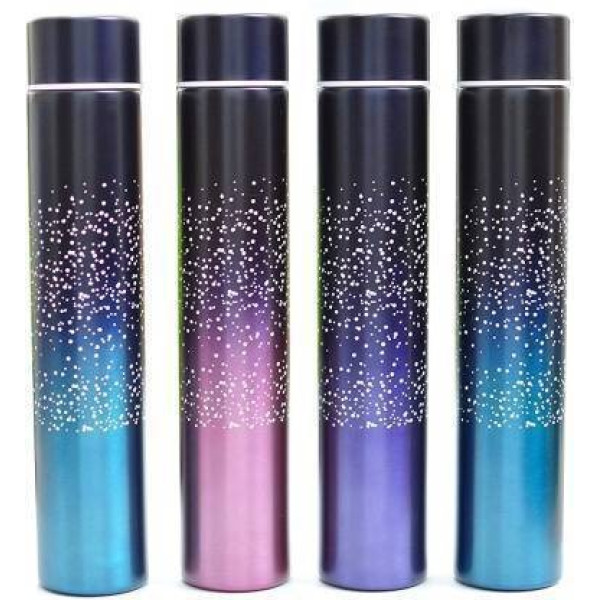 Thermos water bottle "JO" /BWS039/ "Stars" 280ml, double wall (1/60)