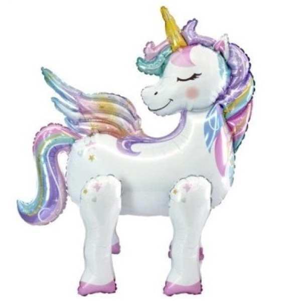 Foil ball "WB" /10460/ nylon Unicorn, 105*154cm (1/5)