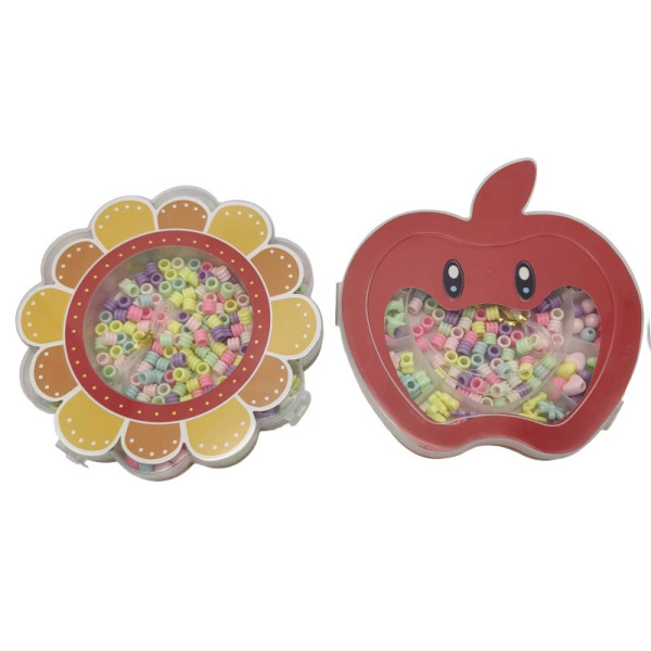 Set for creativity /2199-1/ beads in a box "Apple, Flower" (1/12)