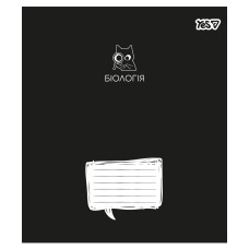 Тетрадь уч. "YES" 48л.# /768545/ "ПРЕДМЕТКА - БИОЛОГИЯ (Deep study) выб.гибрид.лак (5/200)