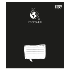 Тетрадь уч. "YES" 48л.# /768538/ "ПРЕДМЕТКА - ГЕОГРАФИЯ (Deep study) выб.гибрид.лак (5/200)