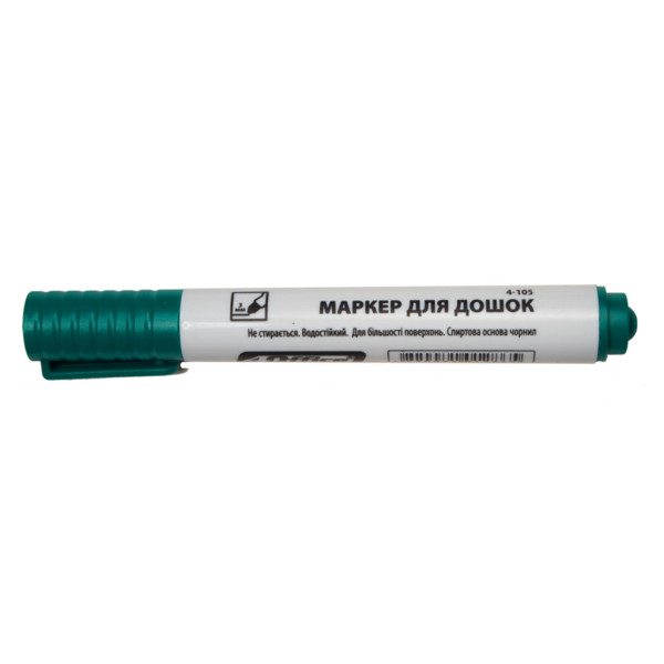 Marker "4OFFICE" /4-105/ dry erase, 1-2 mm, round tip, alcohol-based, GREEN, (12/240)