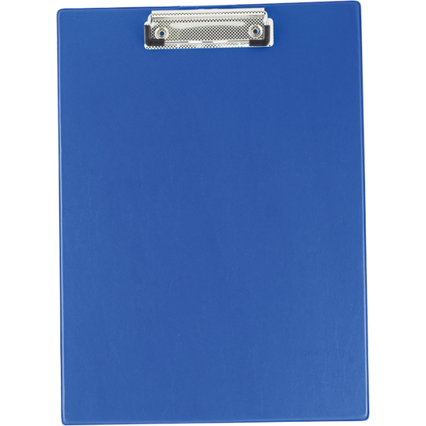 Clipboard A4 "BuroMAX" /ВМ.3411-03/ PVC blue (1/30)