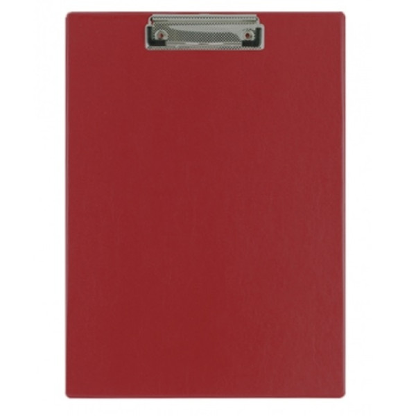 Clipboard A4 "BuroMAX" /ВМ.3411-05/ PVC red (1/30)