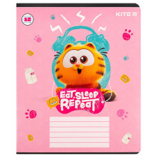 Тетрадь уч. "Kite" 12л.== /GF24-234/ гибр. лак + УФ лак, Garfield (25/600)