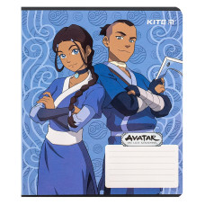 Тетрадь уч. "Kite" 12л.== /AV24-234/ софт тач + УФ лак, Avatar: The Last Airbender (25/600)