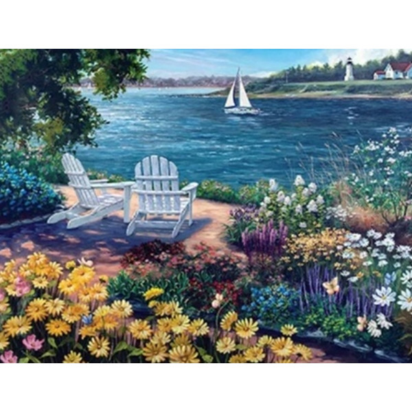 Алмазна мозаїка "Go to art" /178355/ "Полудень" 40*50см на підрамнику