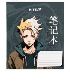 Тетрадь уч. "Kite" 18л.# /K25-236-1/ гибр. лак + УФ лак, Kite Anime (20/400)