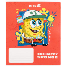 Тетрадь уч. "Kite" 18л.# /SB25-236/ гибр. лак + УФ лак, SpongeBob SquarePants (20/400)