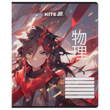 Тетрадь уч. "Kite" 18л.== /K25-237-1/ софт-тач + УФ лак, Kite Anime (20/400)