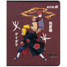 Тетрадь уч. "Kite" 24л.# /NR25-238/ гибр. лак + УФ лак, Naruto Shippuden (20/320)