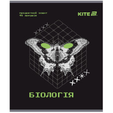 Тетрадь уч. "Kite" 48л.# /K25-240-7/ ПРЕДМЕТКА гибр лак+УФ, Tehno, биология (10/200)
