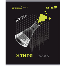 Тетрадь уч. "Kite" 48л.# /K25-240-6/ ПРЕДМЕТКА гибр лак+УФ, Tehno, химия (10/200)