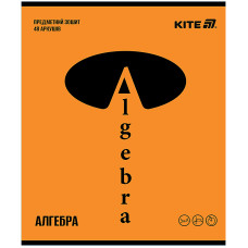 Тетрадь уч. "Kite" 48л.# /K25-240-13/ ПРЕДМЕТКА софт тач+УФ, Bright, алгебра (10/200)