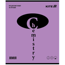 Тетрадь уч. "Kite" 48л.# /K25-240-16/ ПРЕДМЕТКА софт тач+УФ, Bright, химия (10/200)