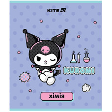Тетрадь уч. "Kite" 48л.# /HK25-240-6/ ПРЕДМЕТКА софт тач+УФ, Kuromi, химия (10/200)