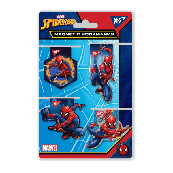 Bookmark-magnet "Yes" /707403/ "Marvel" cutout, 4 pcs (1/10/500)