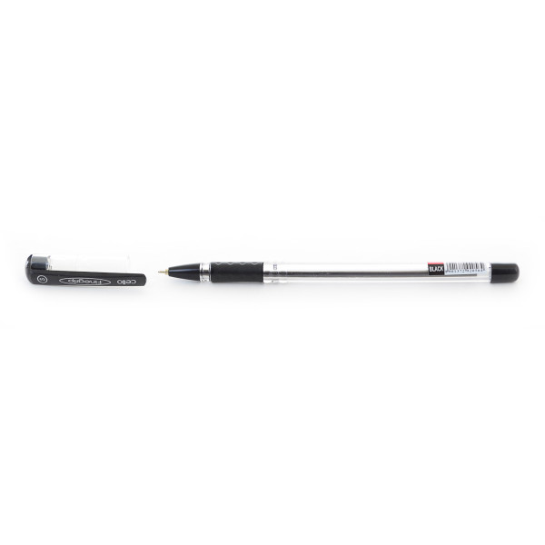 CELLO "Finegrip" ballpoint/oil pen 0.7mm, BLACK, 12+1 (in Butterflow sub) (12/120/1200)