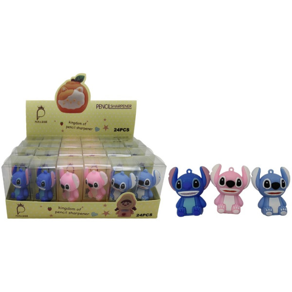 Sharpener /1227-ST/ silicone "Stitch", mix (24)