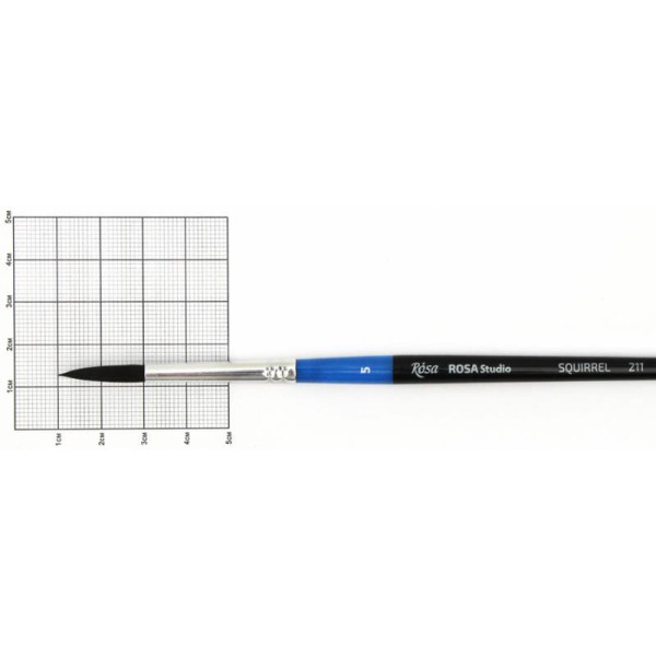 Squirrel brush round "ROSA Studio" /211/ No. 5, k. r. (1/12)